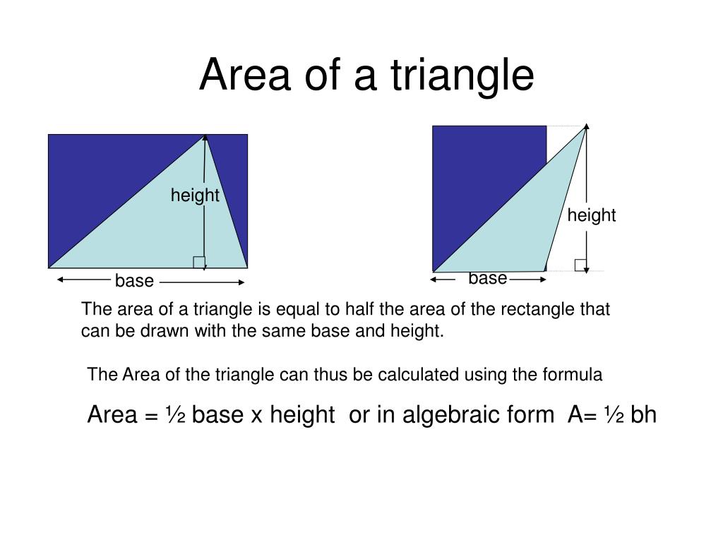 area of triangles presentation