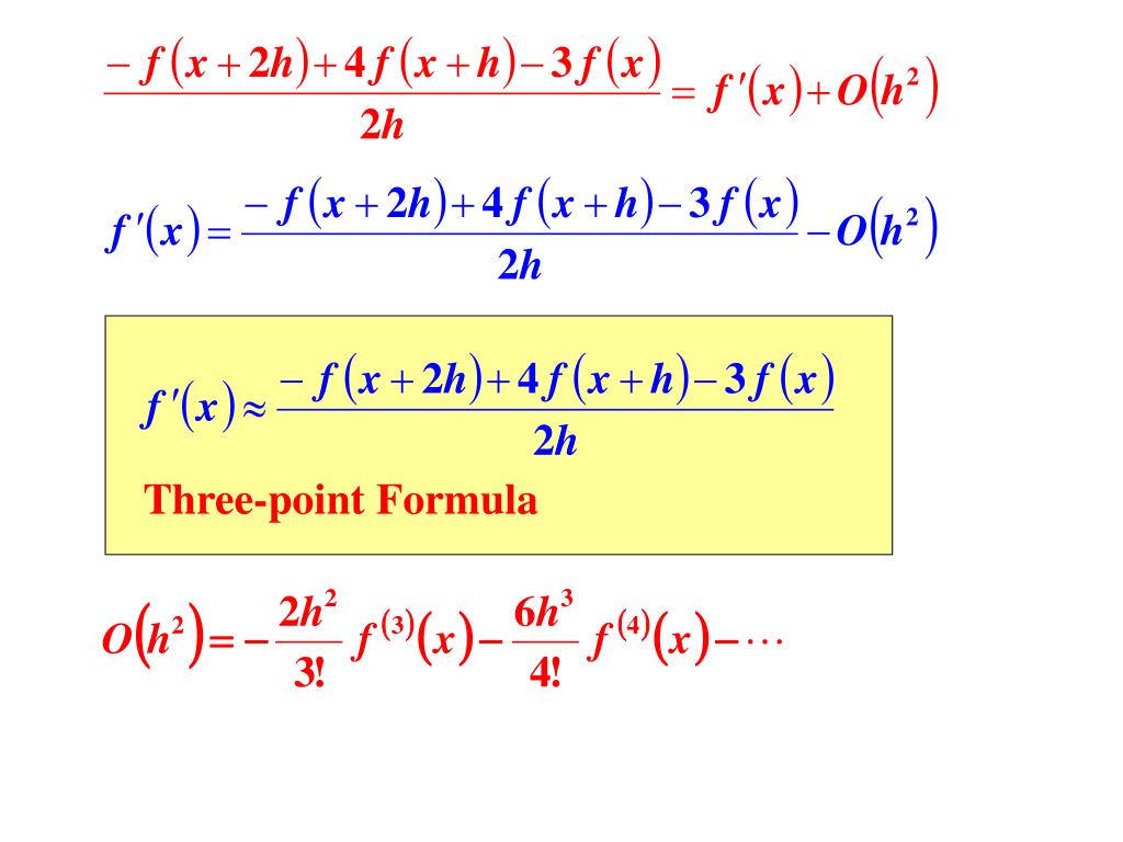 Ppt Numerical Differentiation Powerpoint Presentation Free Download Id 5987