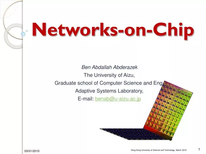 networks on chip n.