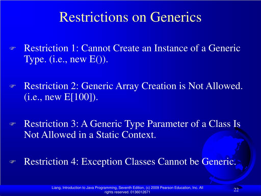PPT - Chapter 21 Generics PowerPoint Presentation, free download - ID:600631