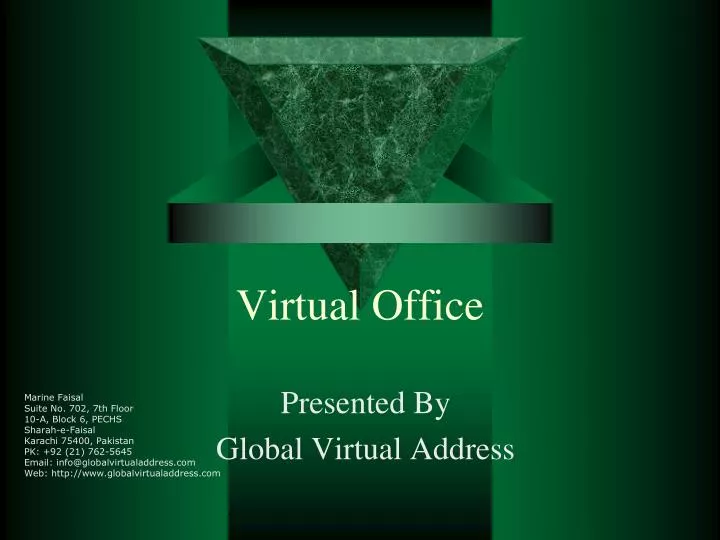 virtual office n.