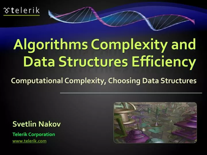 PPT - Algorithms Complexity and Data Structures Efficiency PowerPoint ...