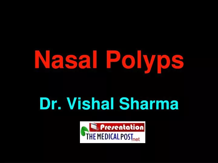 nasal polyps n.