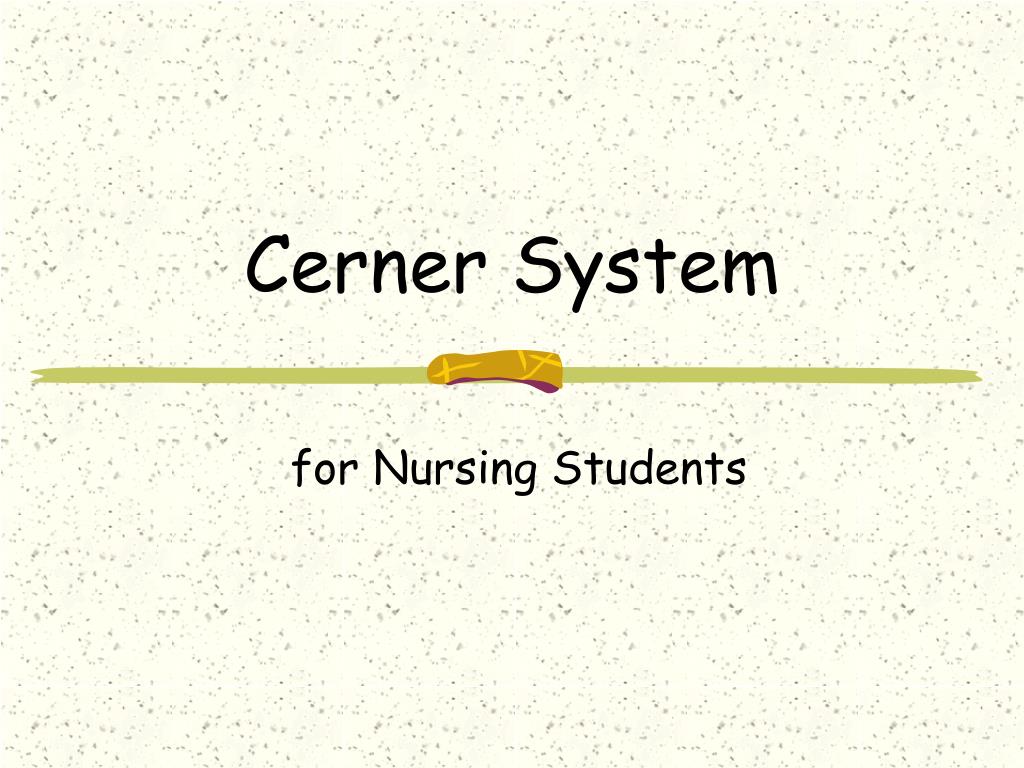 Cerner Charting For Nurses