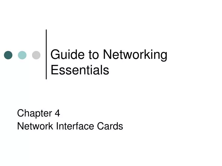 PPT - Guide to Networking Essentials PowerPoint Presentation, free ...