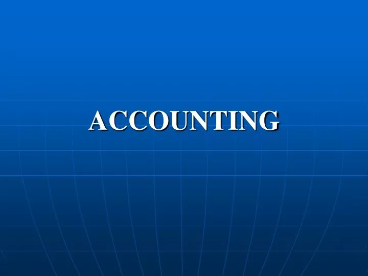 accounting n.