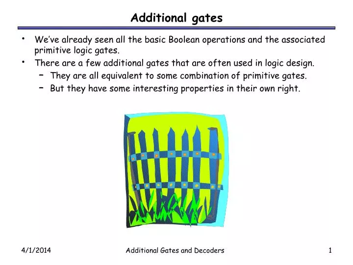 additional gates n.