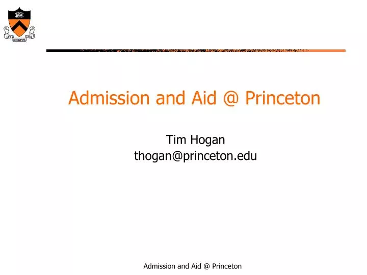 admission and aid @ princeton n.