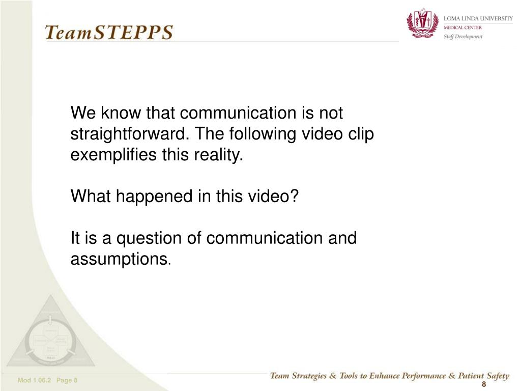 Closed-Loop Communication, AHA TeamSTEPPS Video Toolkit