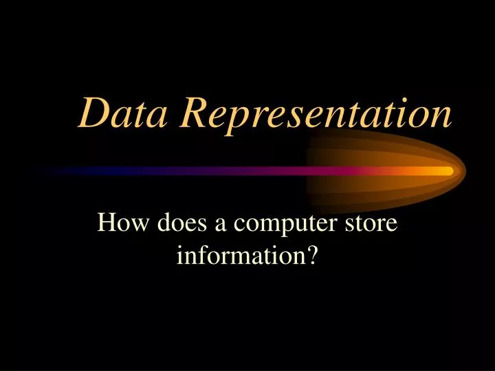 data representation n.