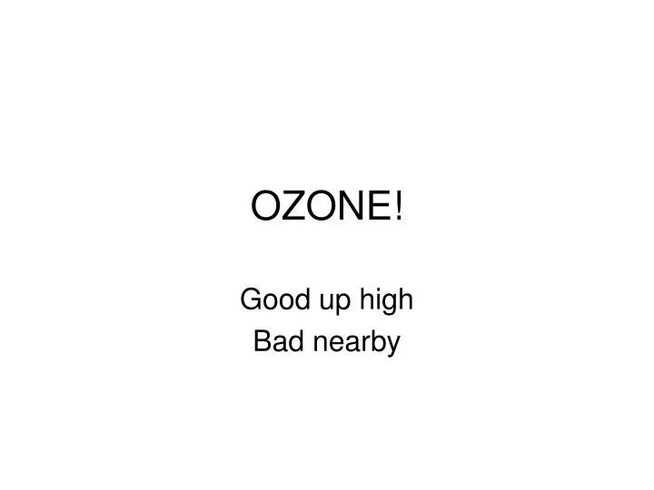 ozone n.