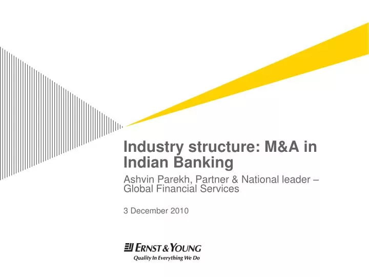 industry structure m a in indian banking n.