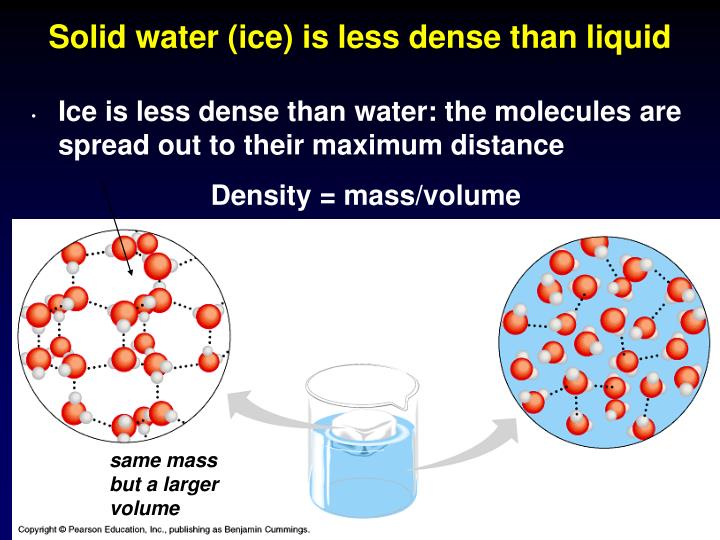 Ppt water chemistry properties of water powerpoint presentation