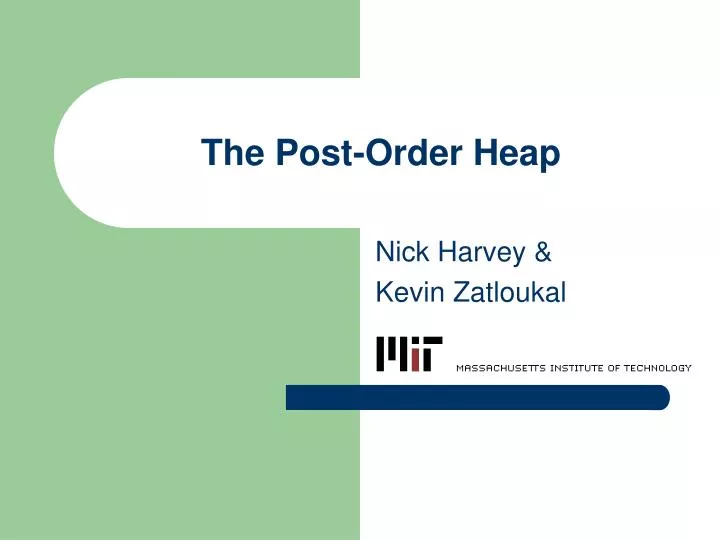 the post order heap n.