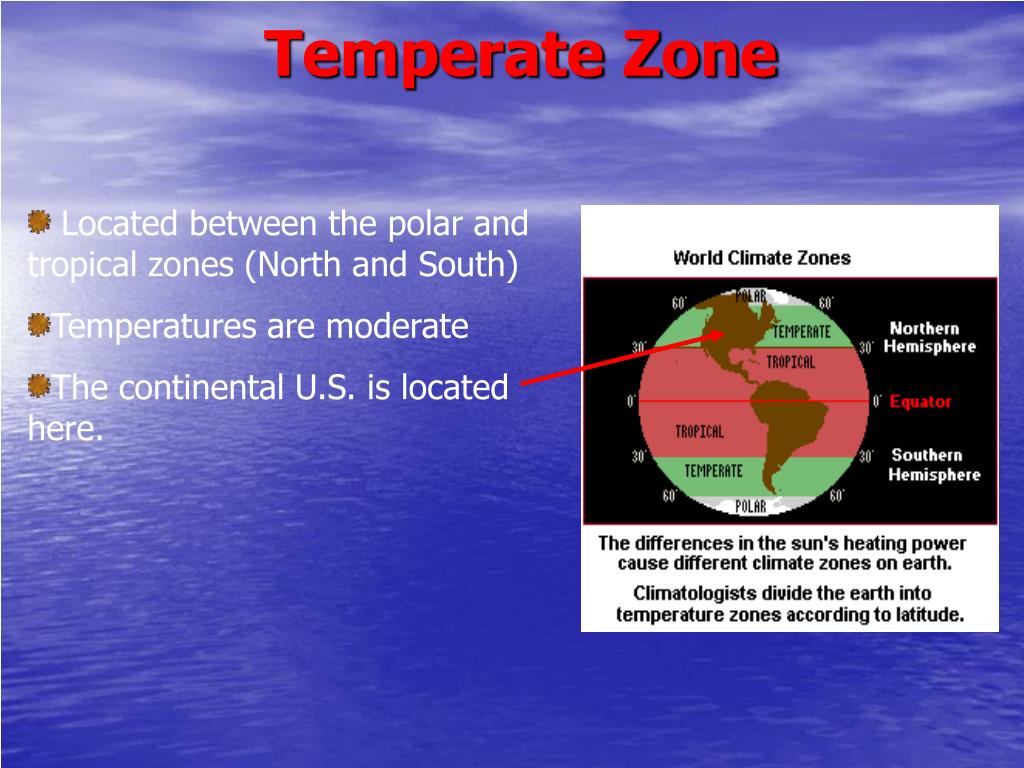 temperate zone presentation