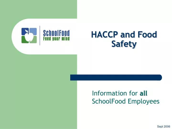 haccp and food safety n.