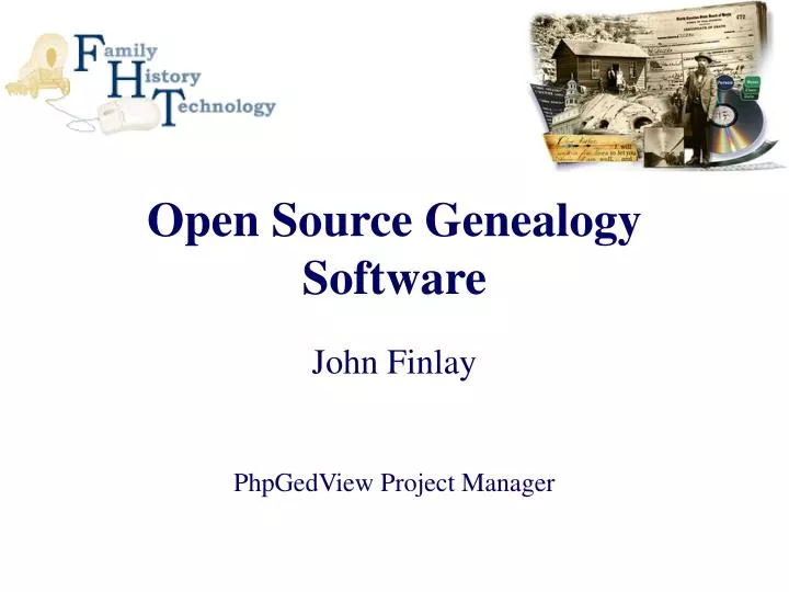 open source genealogy software n.