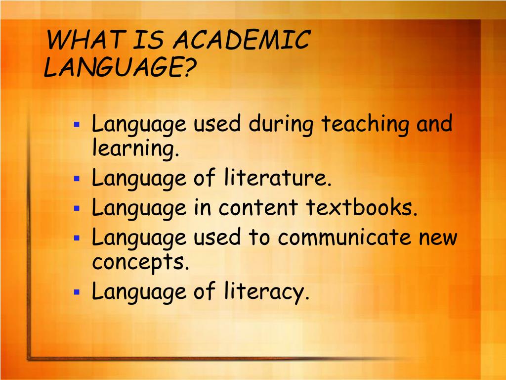 research about teachers' spoken academic language