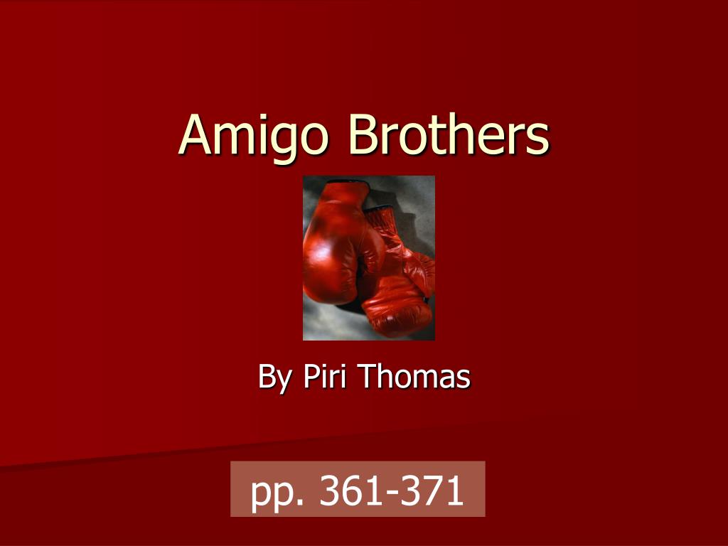 amigo brothers who won the fight