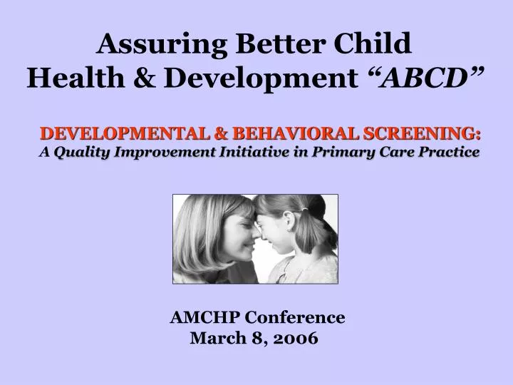 assuring better child health development abcd n.