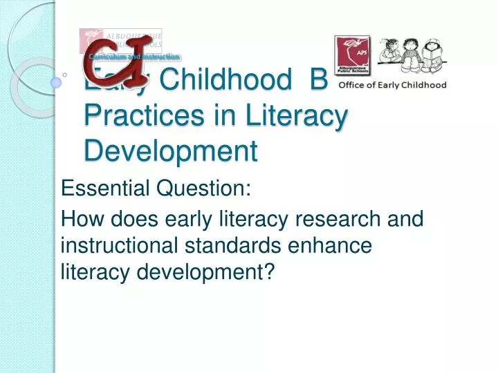 emergent literacy support in early childhood Supporting emergent literacy in early childhood s t r a t e g y e x p l a n a t i o n provide literacy-rich home and preschool homes and preschools with abundant reading and writing materials—including a. emergent literacy support in early childhood Supporting emergent literacy in early childhood s t r a t e g y e x p l a n a t i o n provide literacy-rich home and preschool homes and preschools with abundant reading and writing materials—including a.