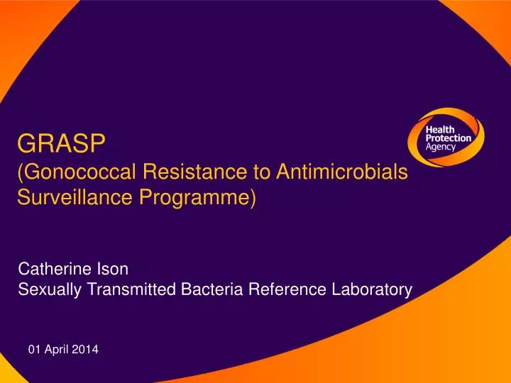 grasp gonococcal resistance to antimicrobials surveillance programme n.