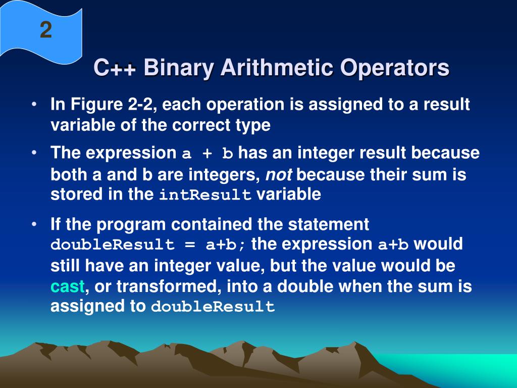 PPT - Using C++ Arithmetic Operators and Control Structures PowerPoint ...