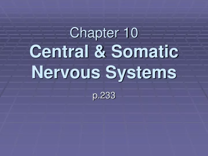 somatic nervous system controls