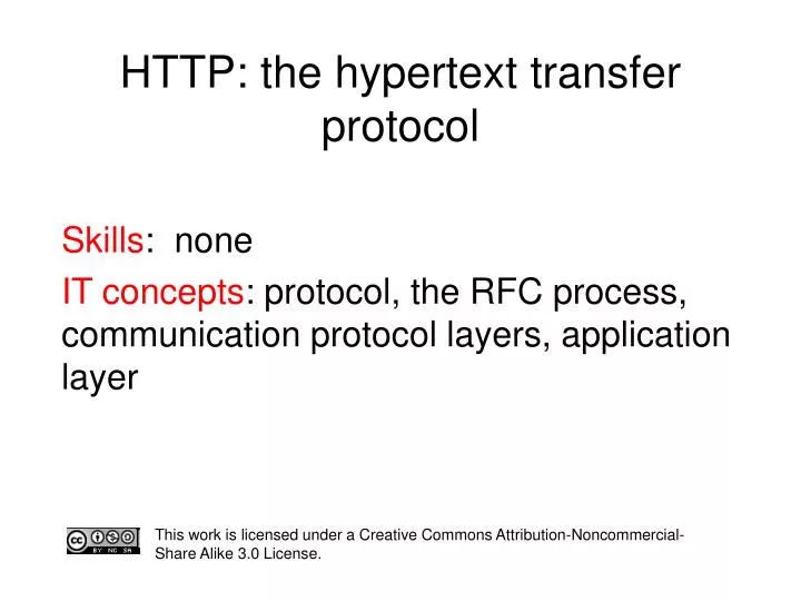 http the hypertext transfer protocol n.