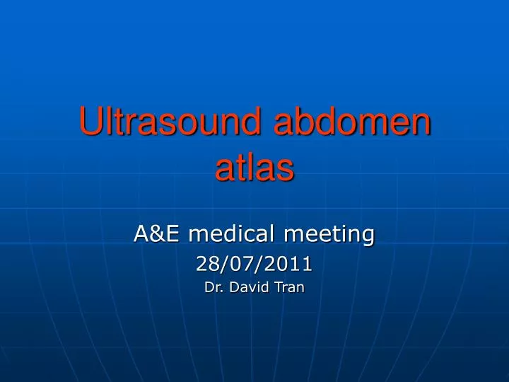 ultrasound abdomen atlas n.