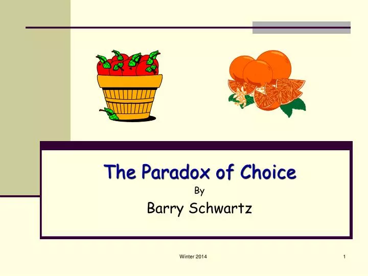 the tyranny of choice barry schwartz the tyranny of choice barry schwartz