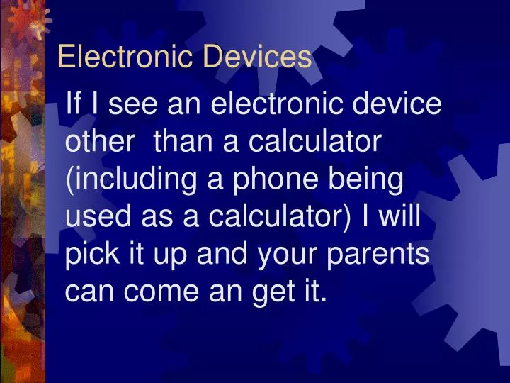 electronic devices n.