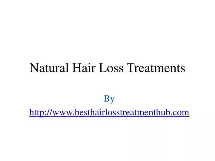 natural hair loss treatments n.
