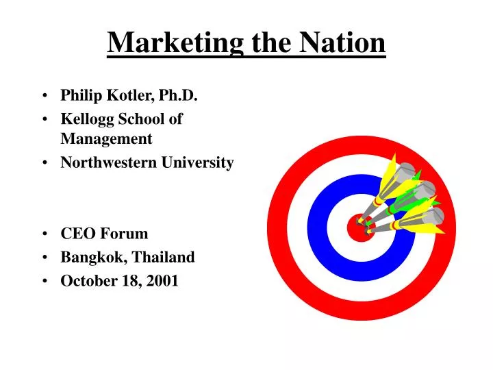 marketing the nation n.