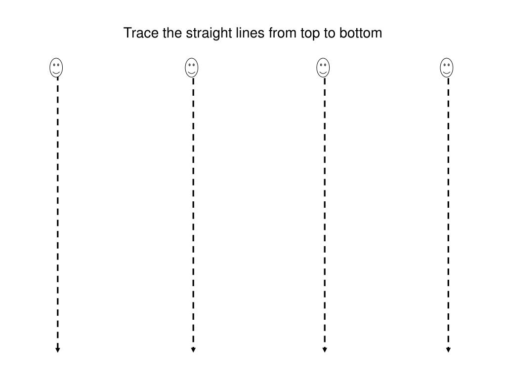 PPT - Trace the straight lines from top to bottom PowerPoint Presentation -  ID:617066