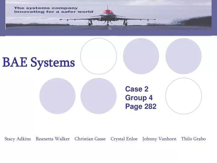 PPT BAE Systems PowerPoint Presentation, free download ID617227