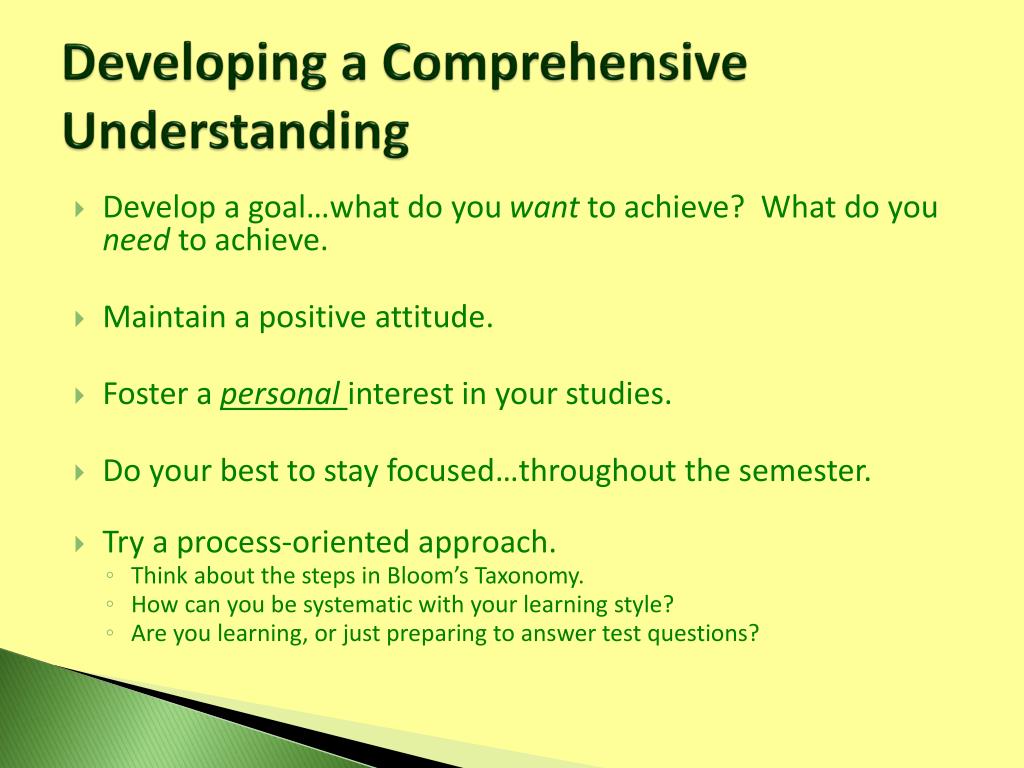 PPT - Bloom’s Taxonomy of Learning PowerPoint Presentation, free ...
