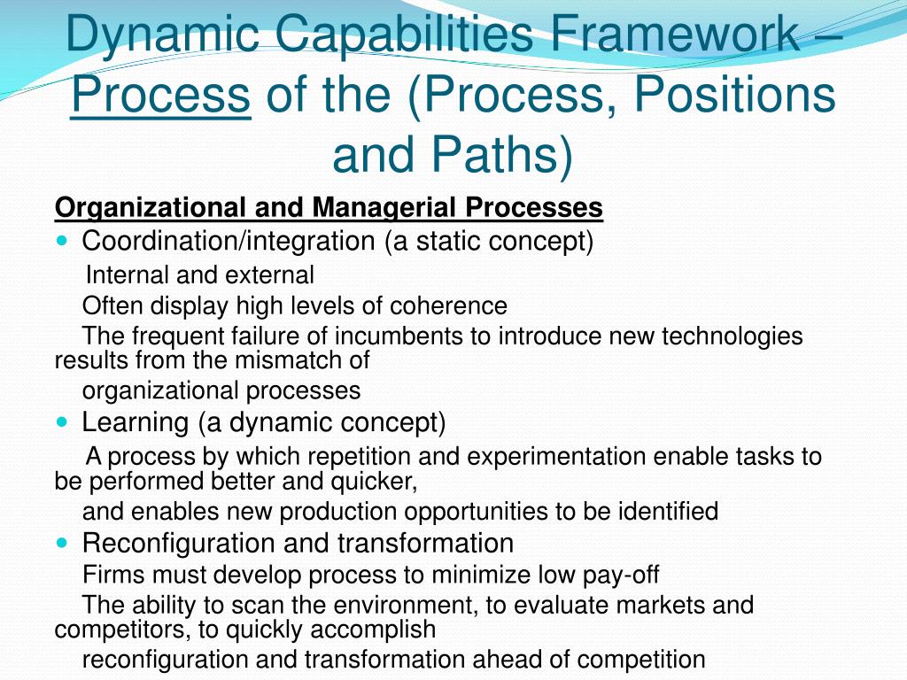 dynamic processes