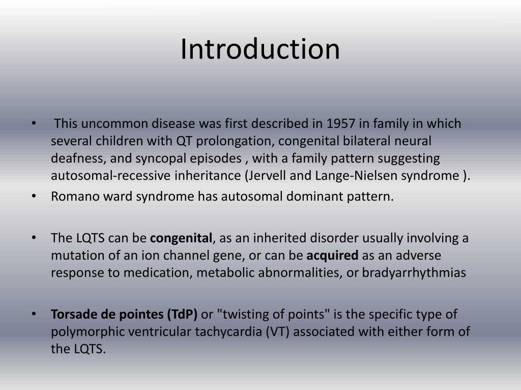 PPT - Long QT syndrome PowerPoint Presentation, free ...