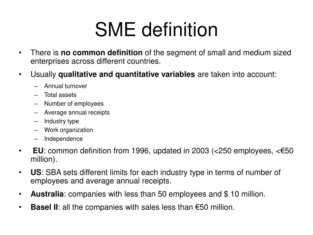 PPT - The Impact of Basel II on SME Risk Management PowerPoint