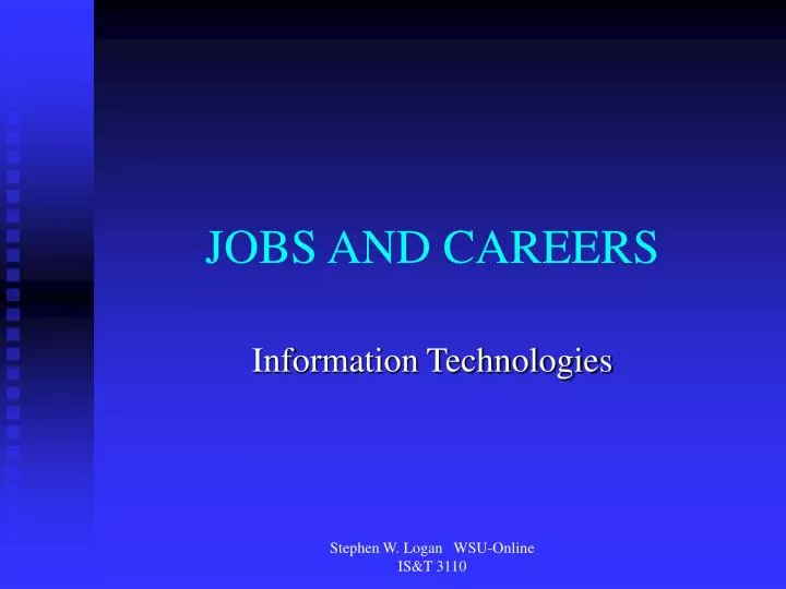 jobs and careers n.
