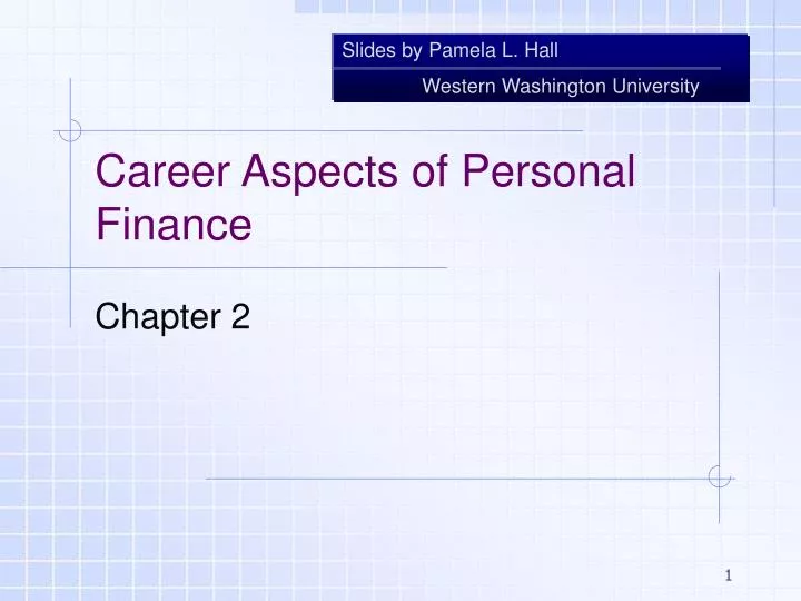 career aspects of personal finance n.