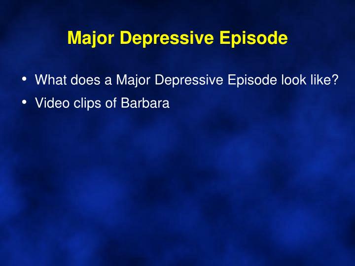 depressive episode length depressive episode length