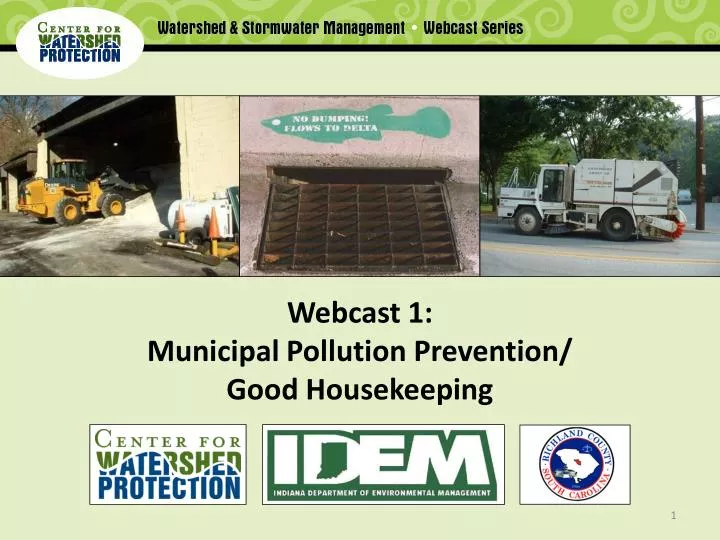 webcast 1 municipal pollution prevention good housekeeping n.