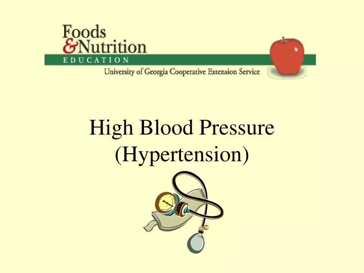 high blood pressure hypertension n.