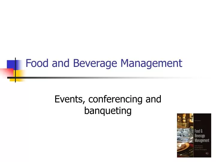 food and beverage management n.