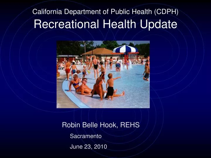 california department of public health cdph recreational health update n.