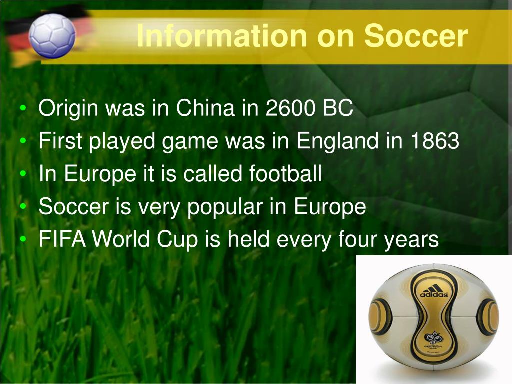 good research topic soccer