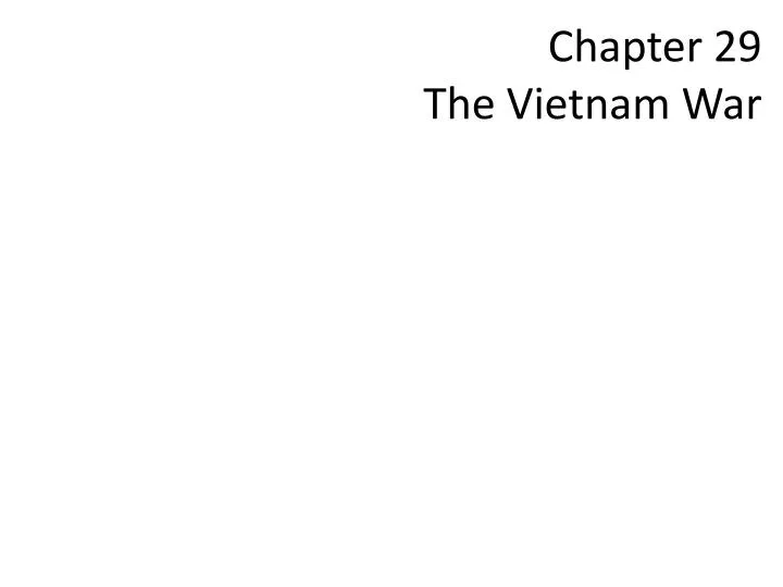 chapter 29 the vietnam war n.