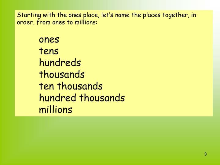 Ppt Place Value With Decimals Through Millionths Powerpoint Presentation Id